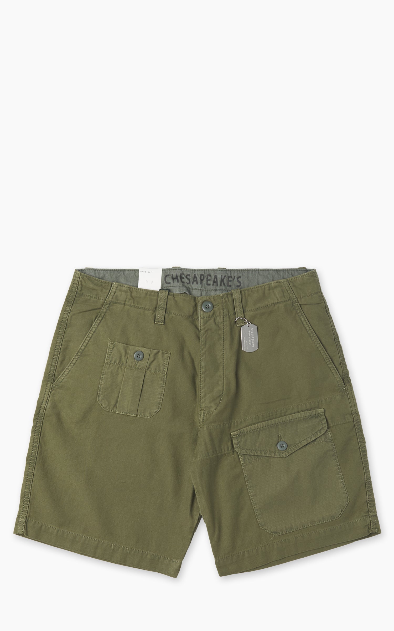 Chesapeake´s Harbour Deck Short Military Green