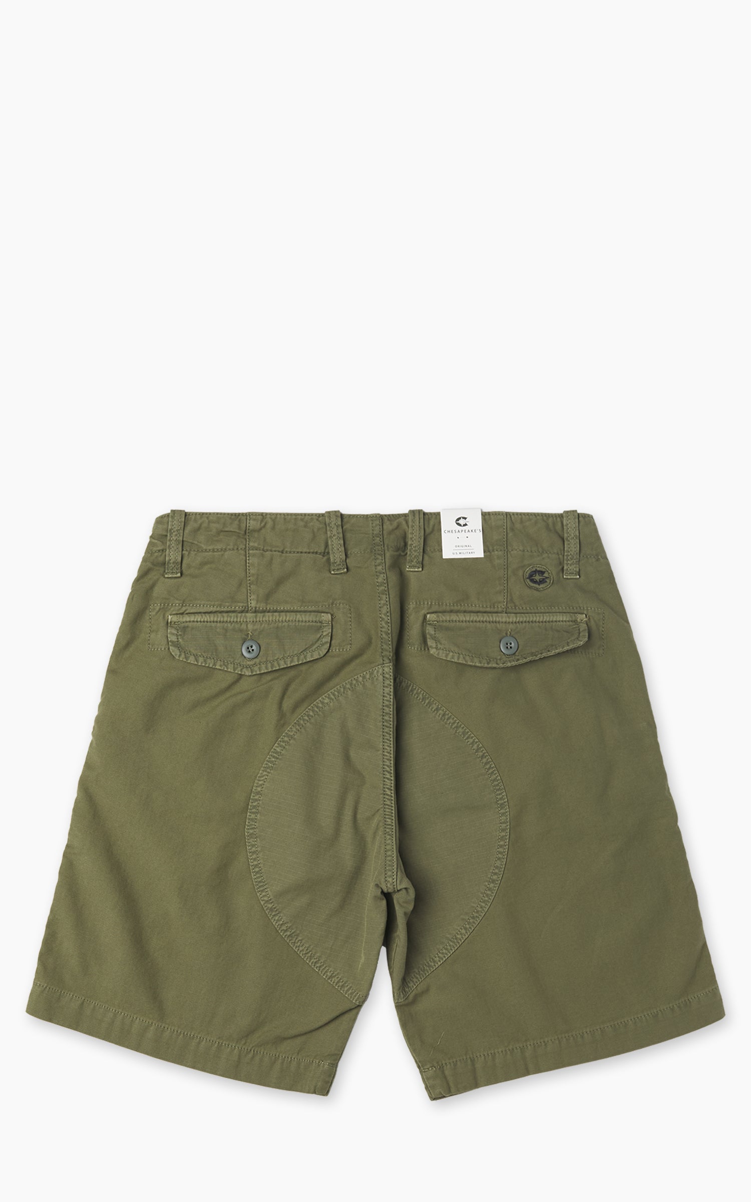 Chesapeake's Harbour Deck Short Military Green