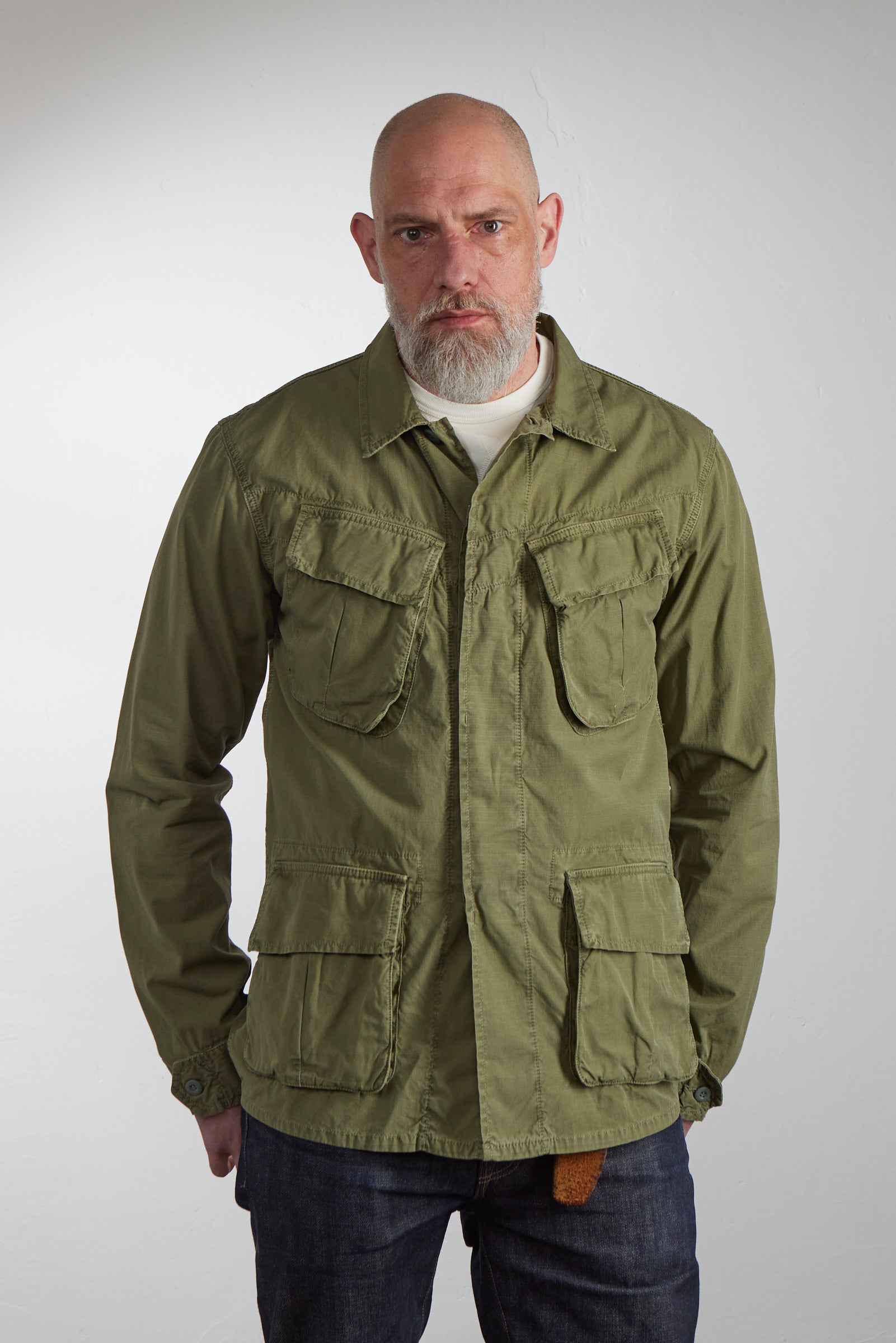 Chesapeake's Rip-Stop Jungle Jacket Military Green