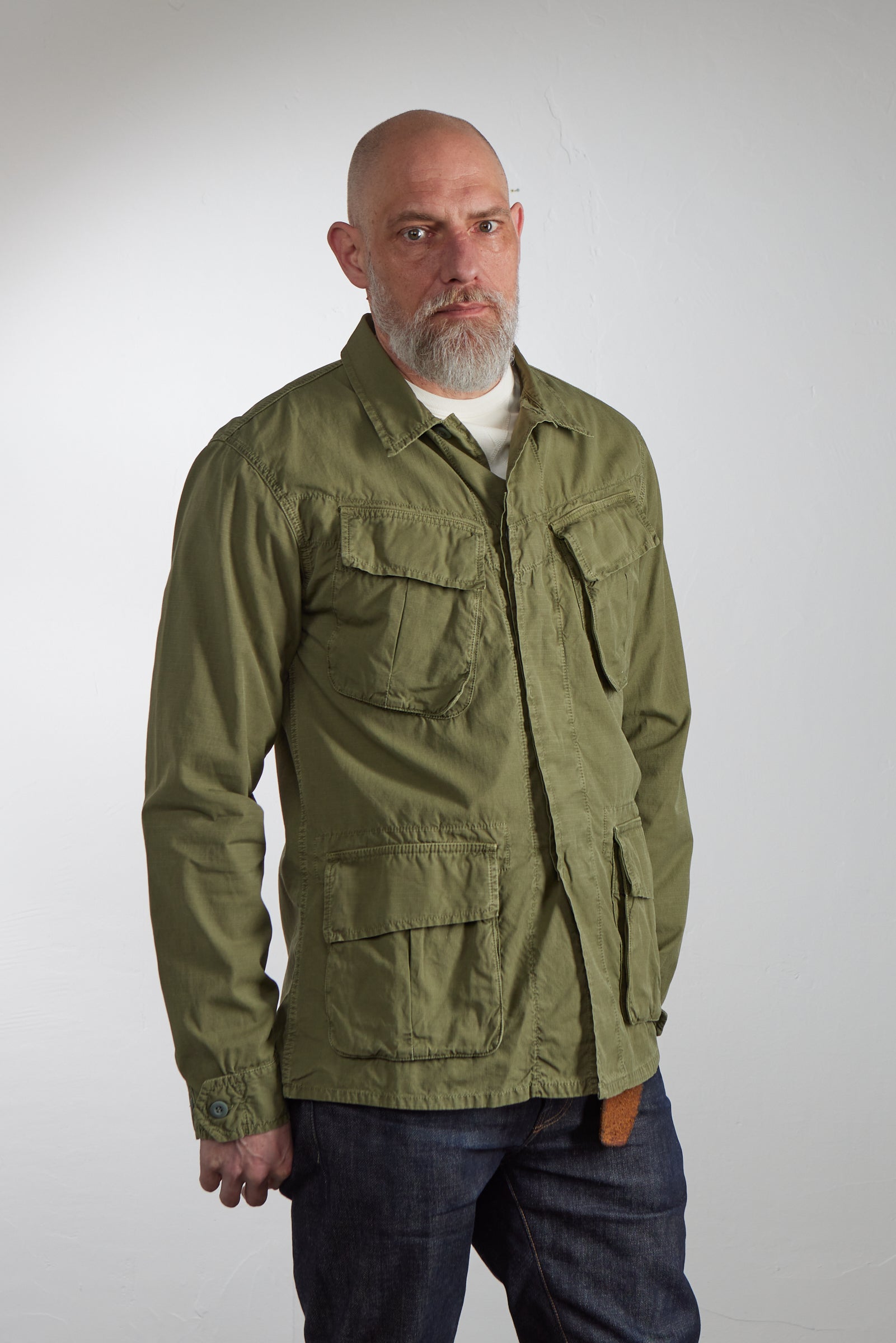 Chesapeake's Rip-Stop Jungle Jacket Military Green