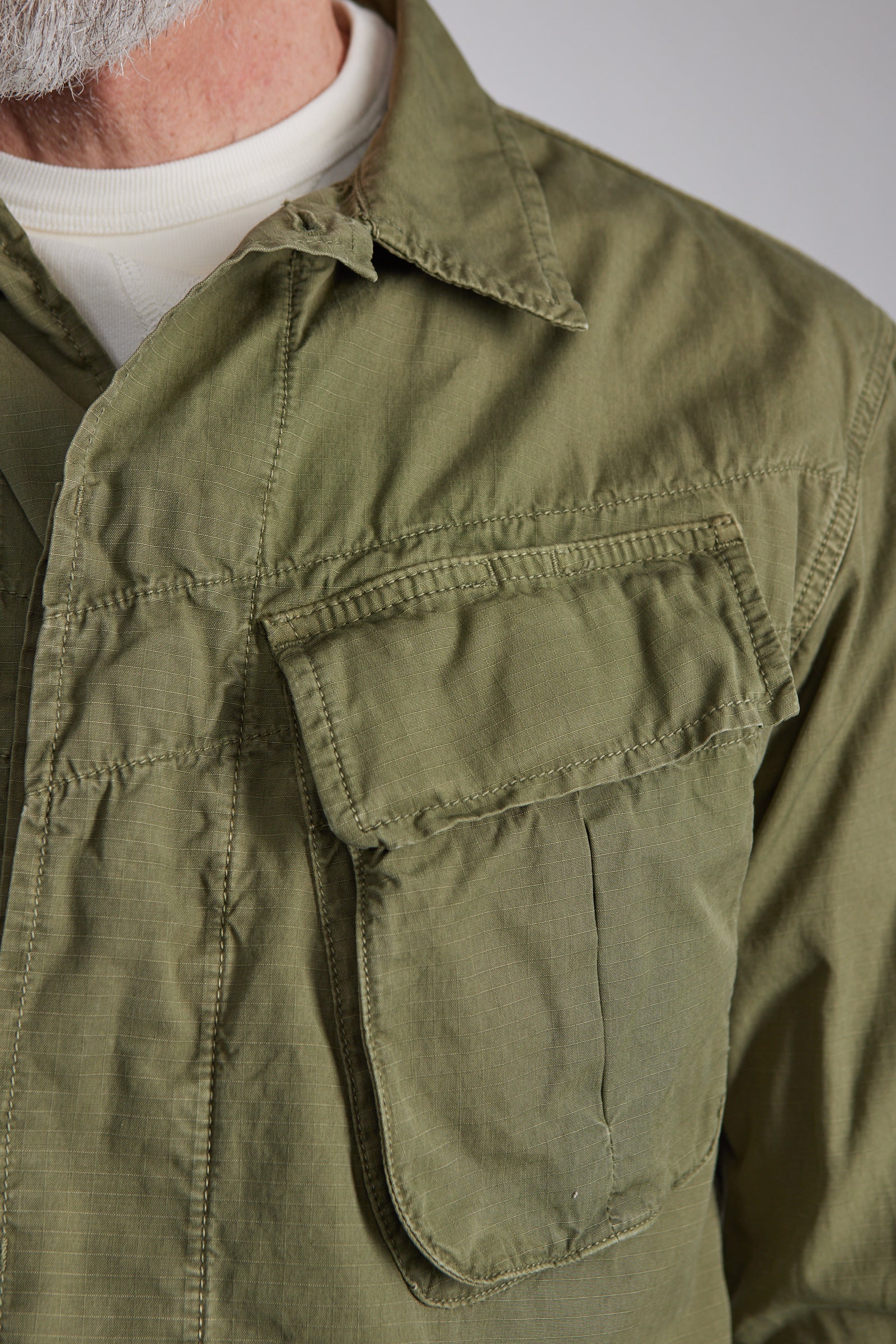Chesapeake's Rip-Stop Jungle Jacket Military Green