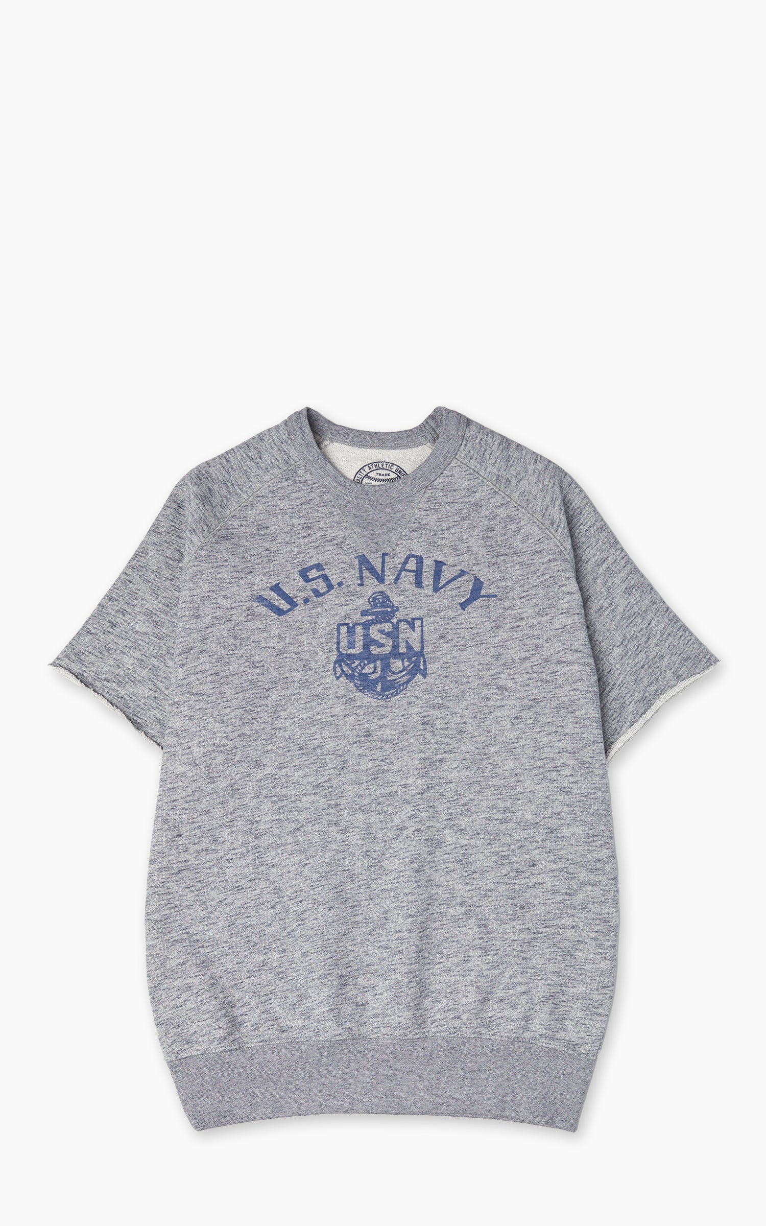 Chesapeake's Felpa S/S Sweatshirt US Navy Grey Melange