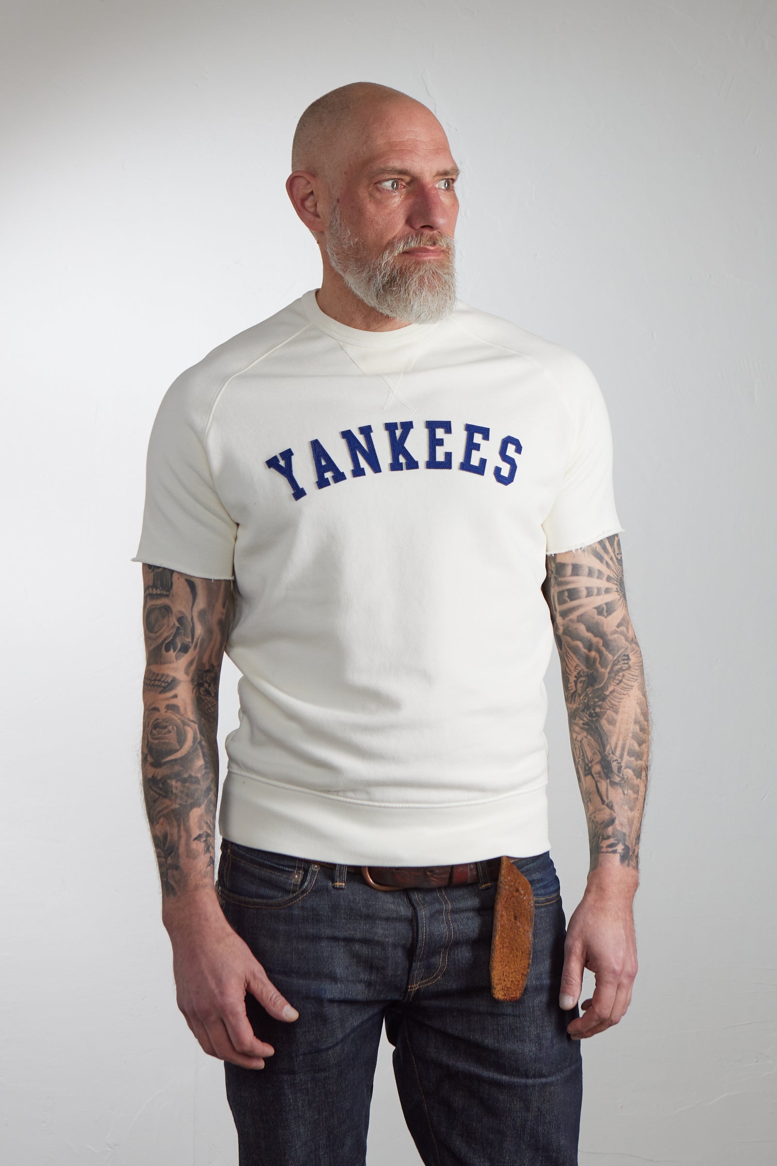 Chesapeake's Felpa S/S Sweatshirt Yankees Cream