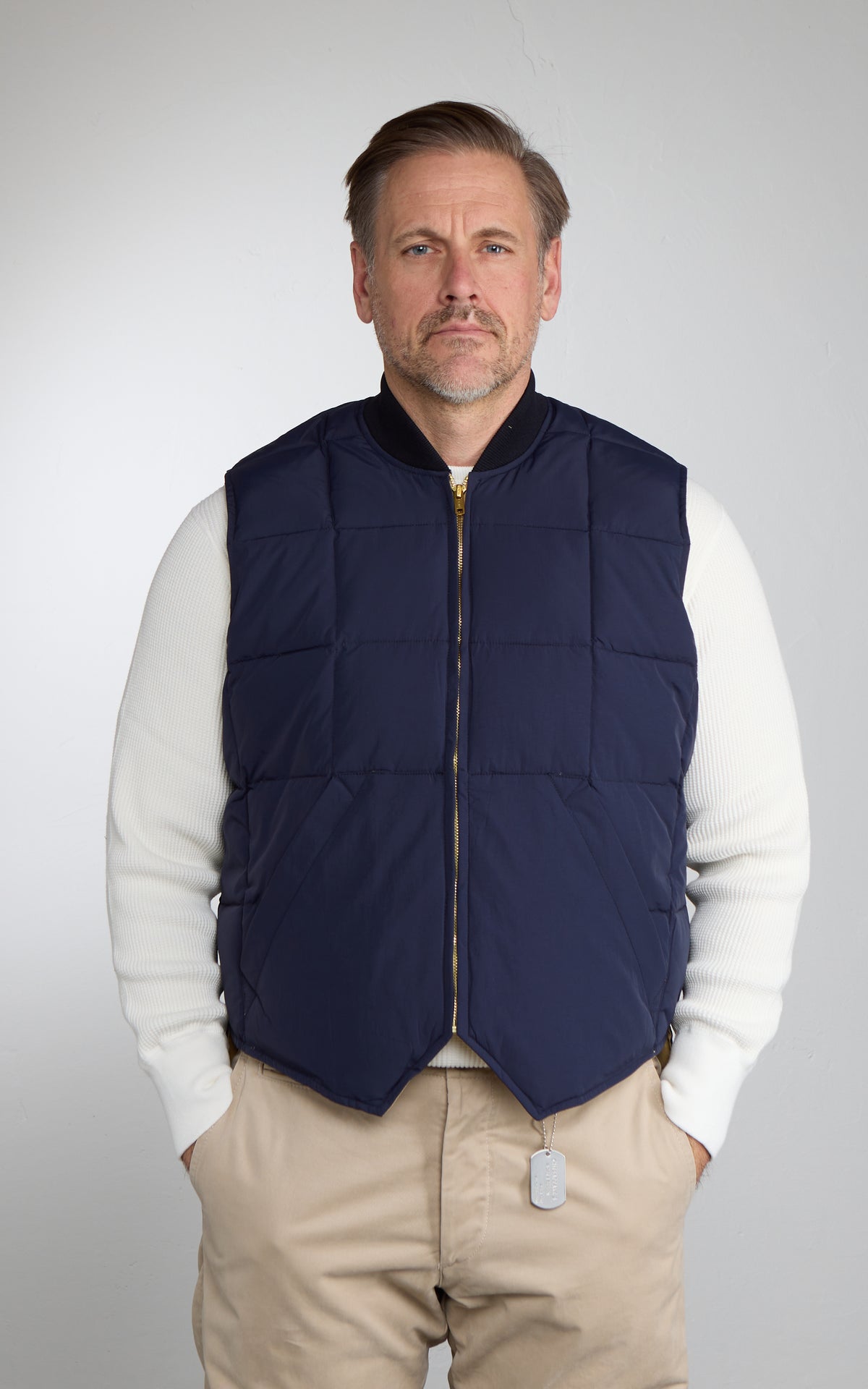 Chesapeake's Seattle Down Vest Dark Navy
