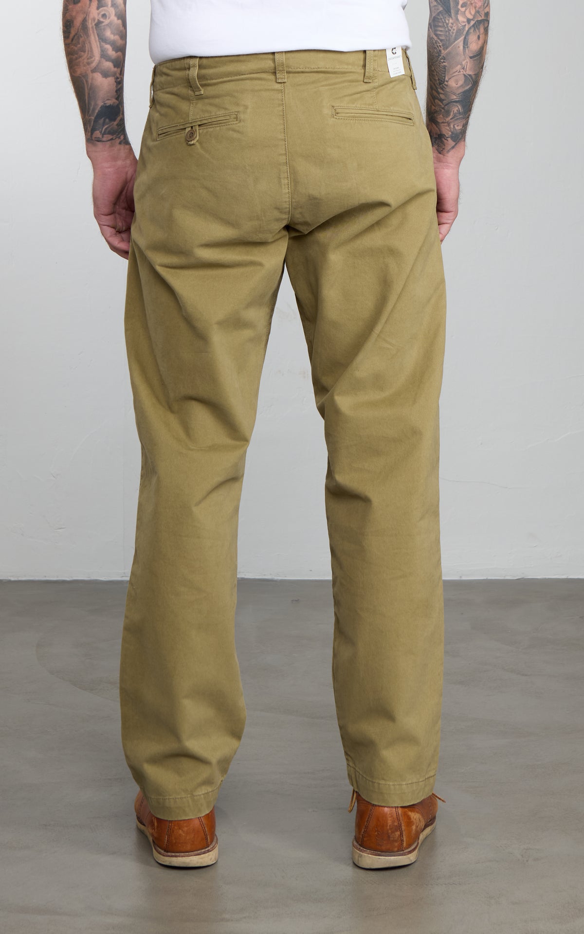 Chesapeake's Officer Chino Pant Gabardine Khaki Green