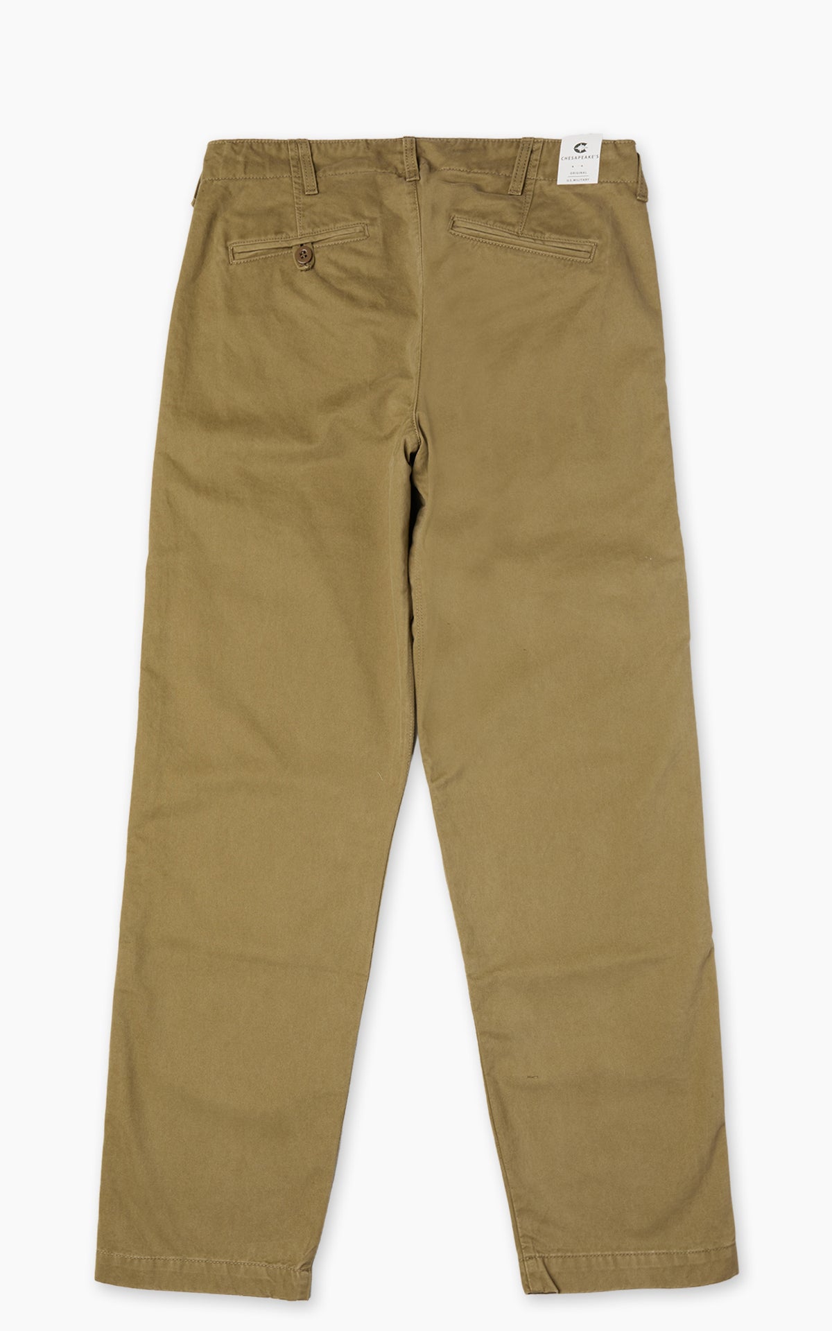 Chesapeake's Officer Chino Pant Gabardine Khaki Green