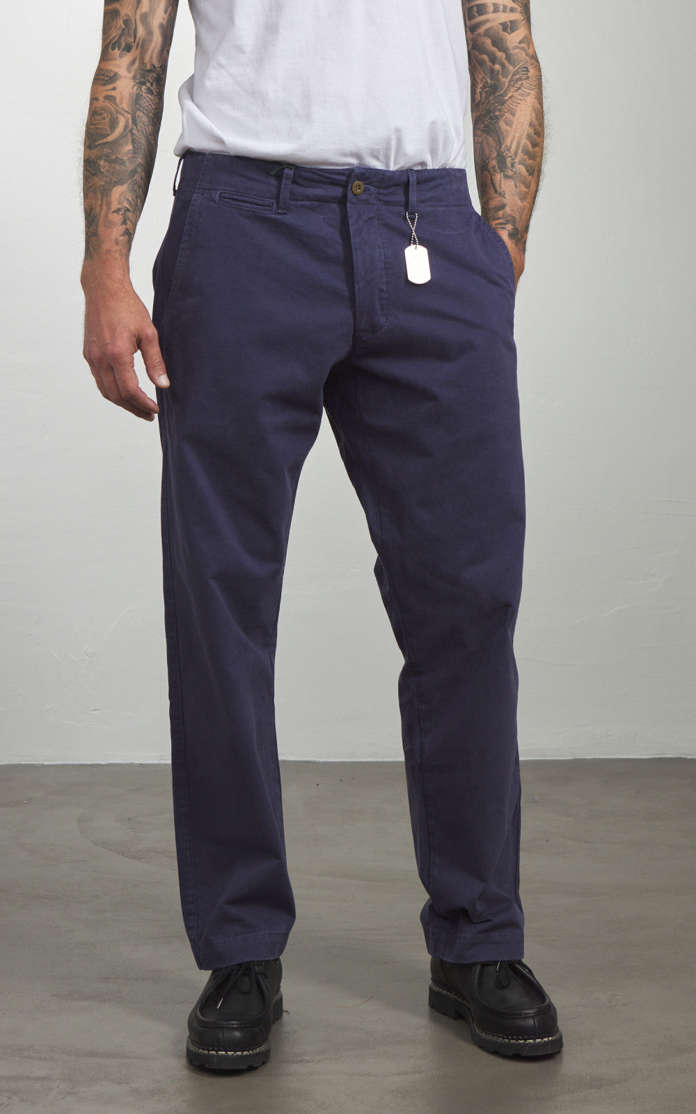 Chesapeake's Officer Chino Pant Gabardine Indigo
