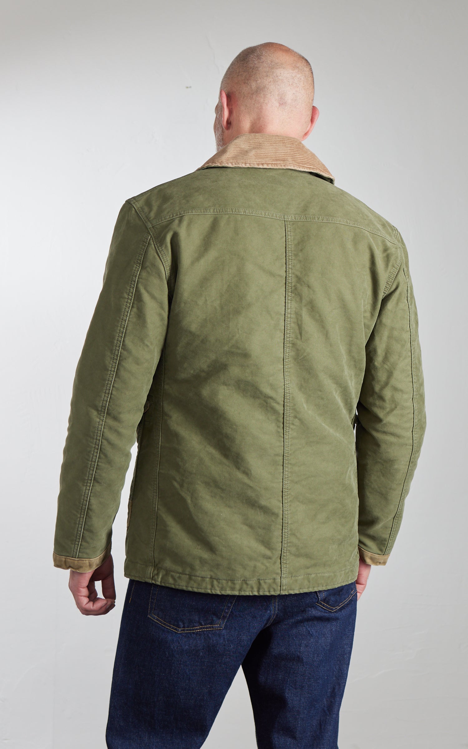 Chesapeake's Jungle Cloth Bedford Fireman Jacket Military Green