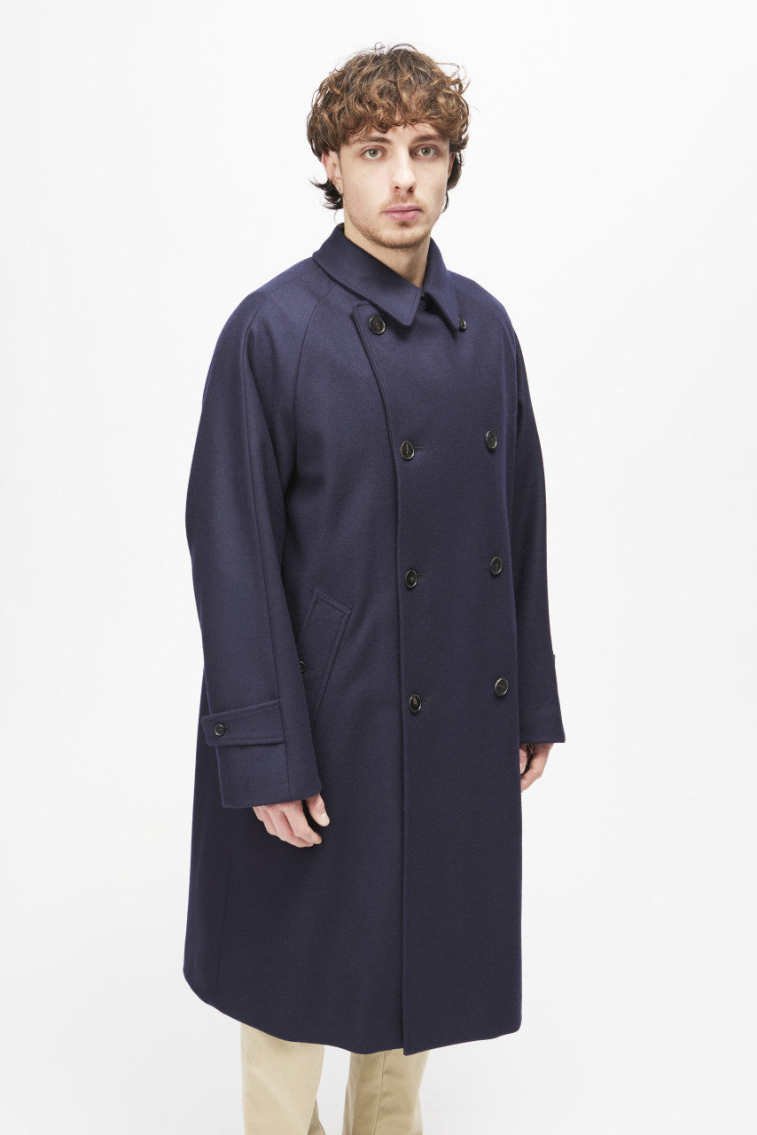 Coherence FouFou II Melton Jersey Dark Blue