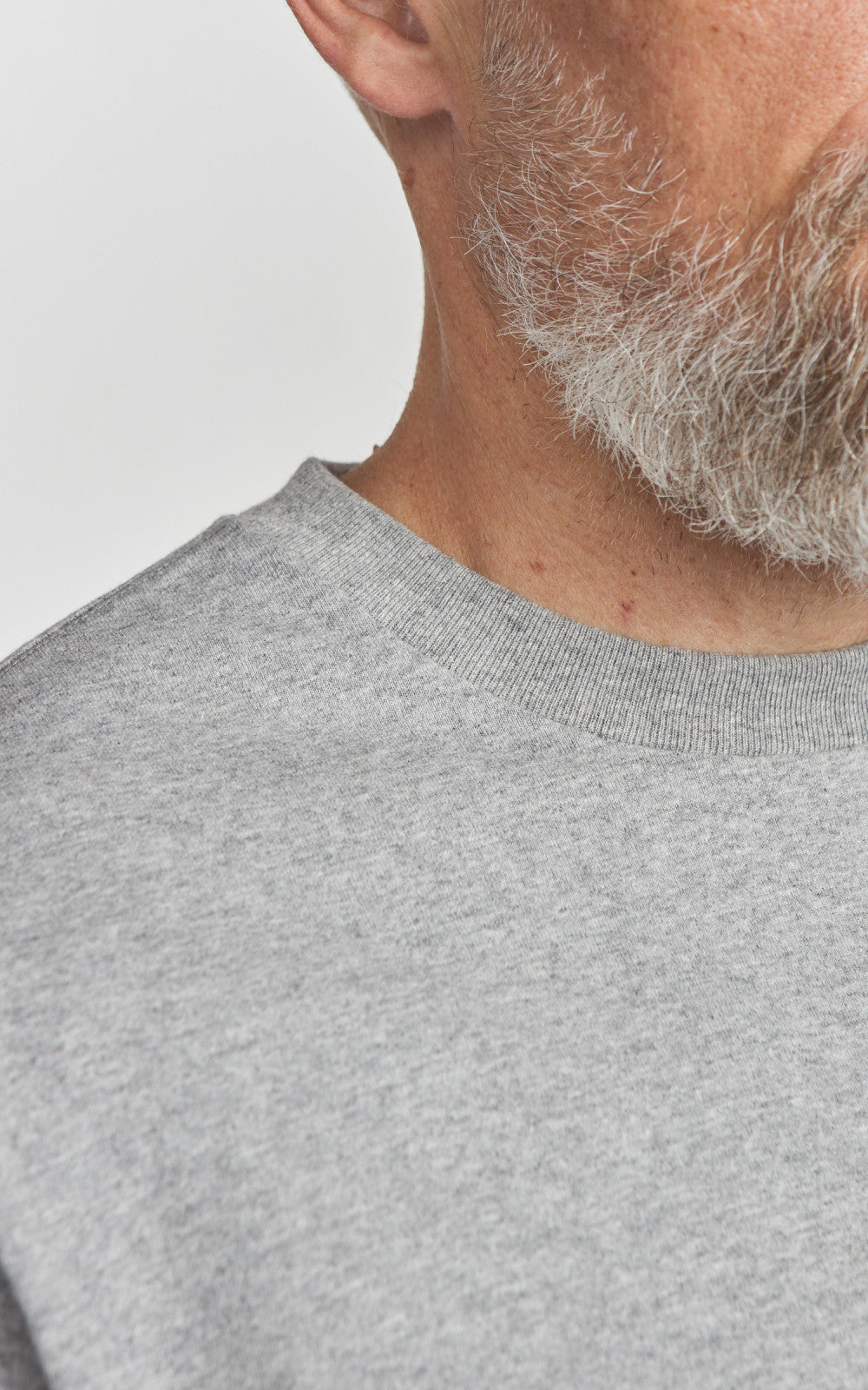 Cotton Research Club S/S Tubular T-Shirt Heather Grey