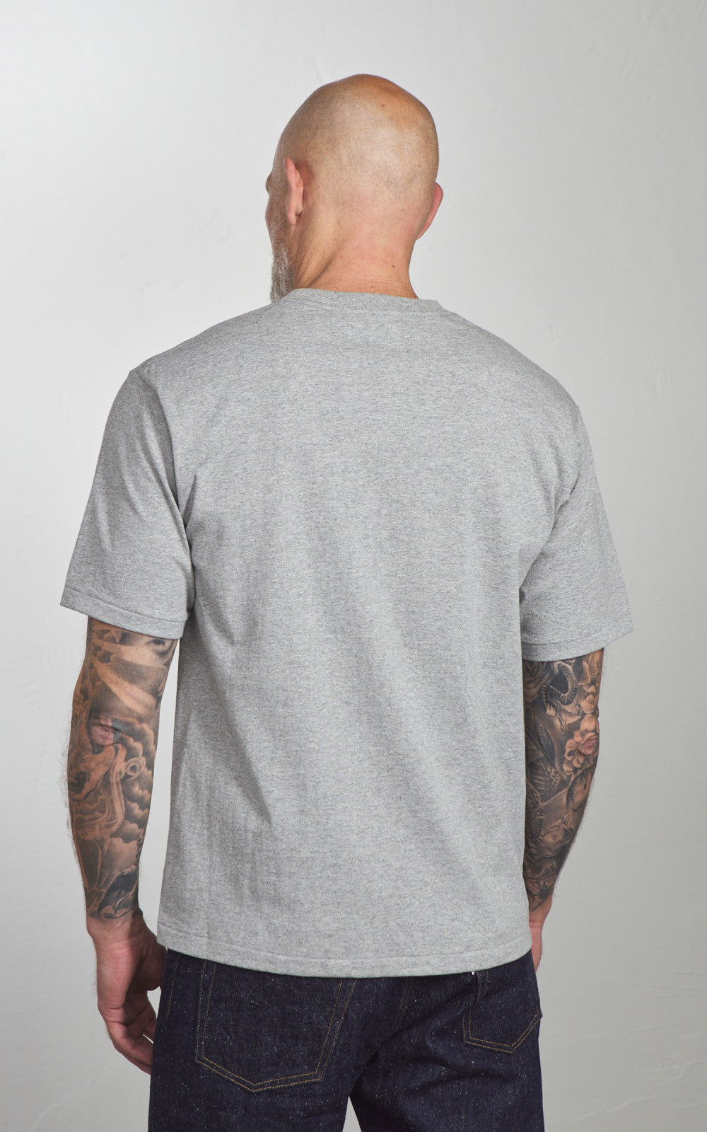 Cotton Research Club S/S Tubular T-Shirt Heather Grey