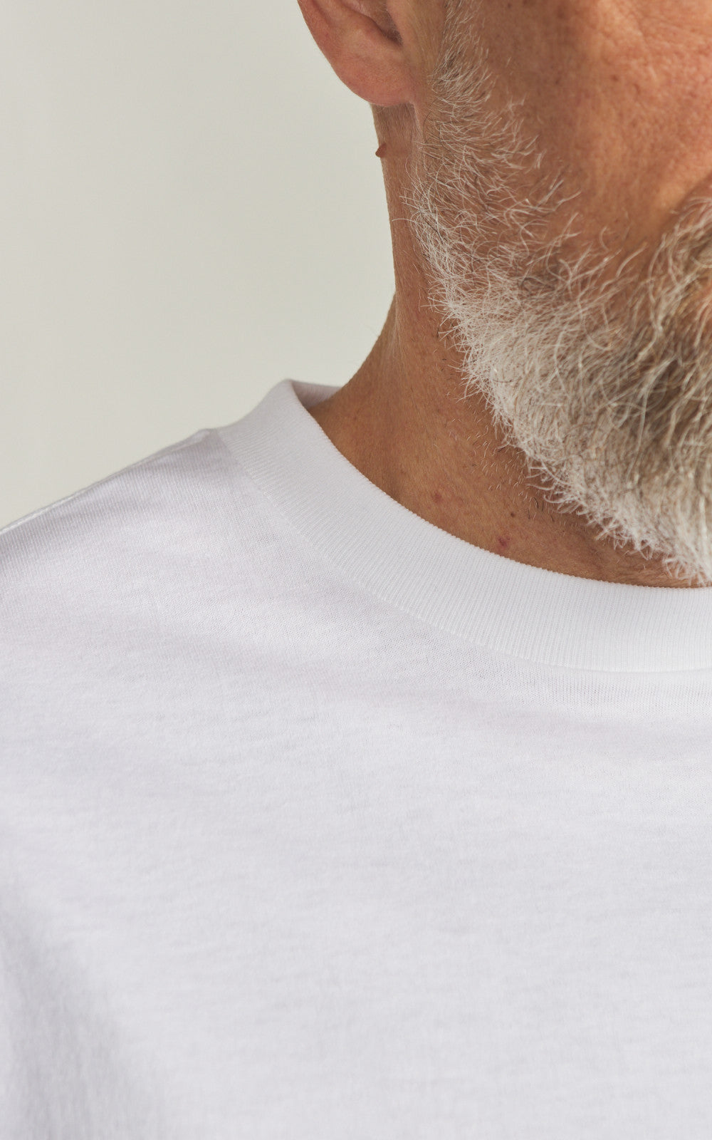 Cotton Research Club S/S Tubular T-Shirt White