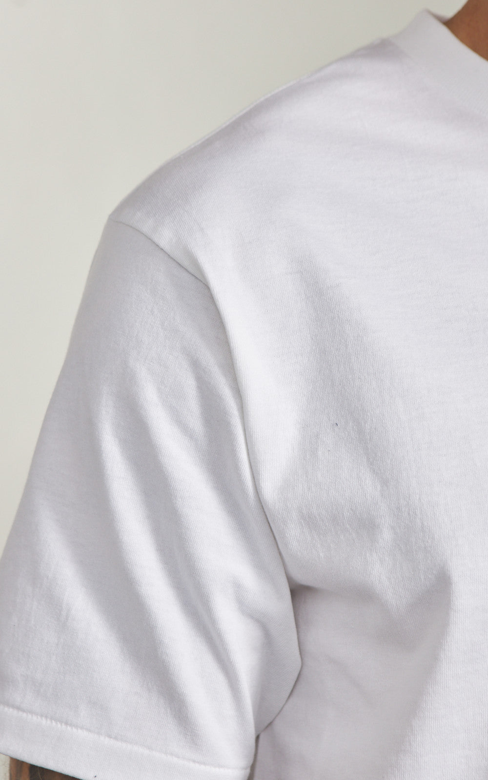 Cotton Research Club S/S Tubular T-Shirt White