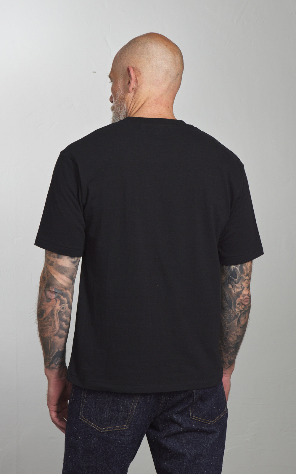 Cotton Research Club S/S Slubby T-Shirt Black