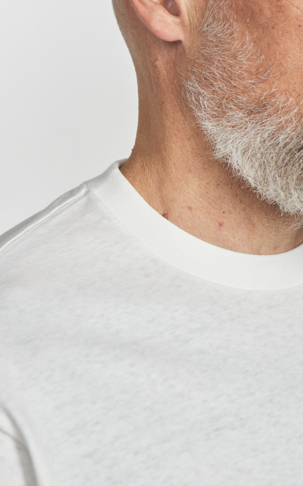 Cotton Research Club S/S Slubby T-Shirt White