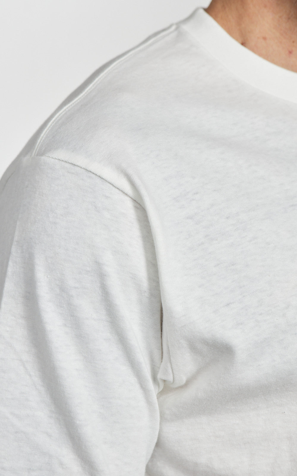 Cotton Research Club S/S Slubby T-Shirt White