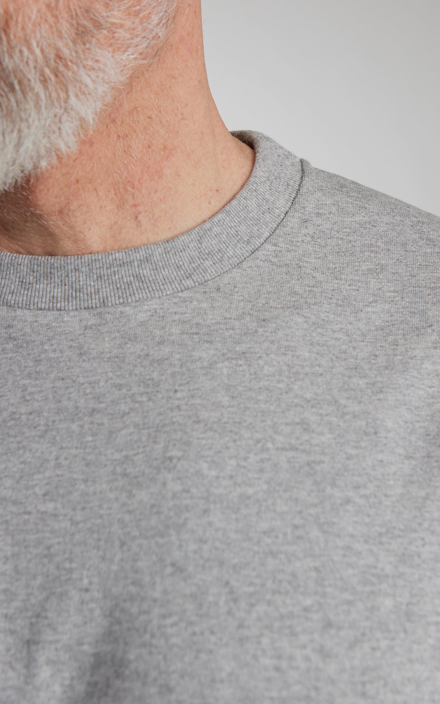 Cotton Research Club L/S T-Shirt Heather Grey