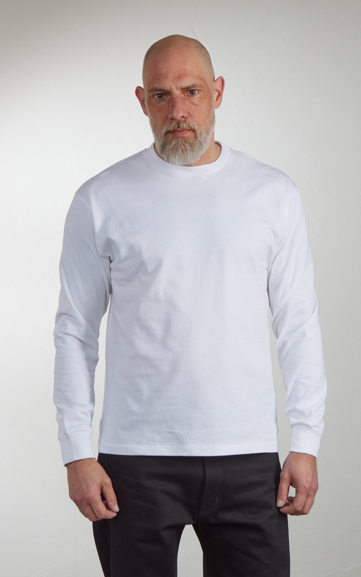 Cotton Research Club L/S T-Shirt White