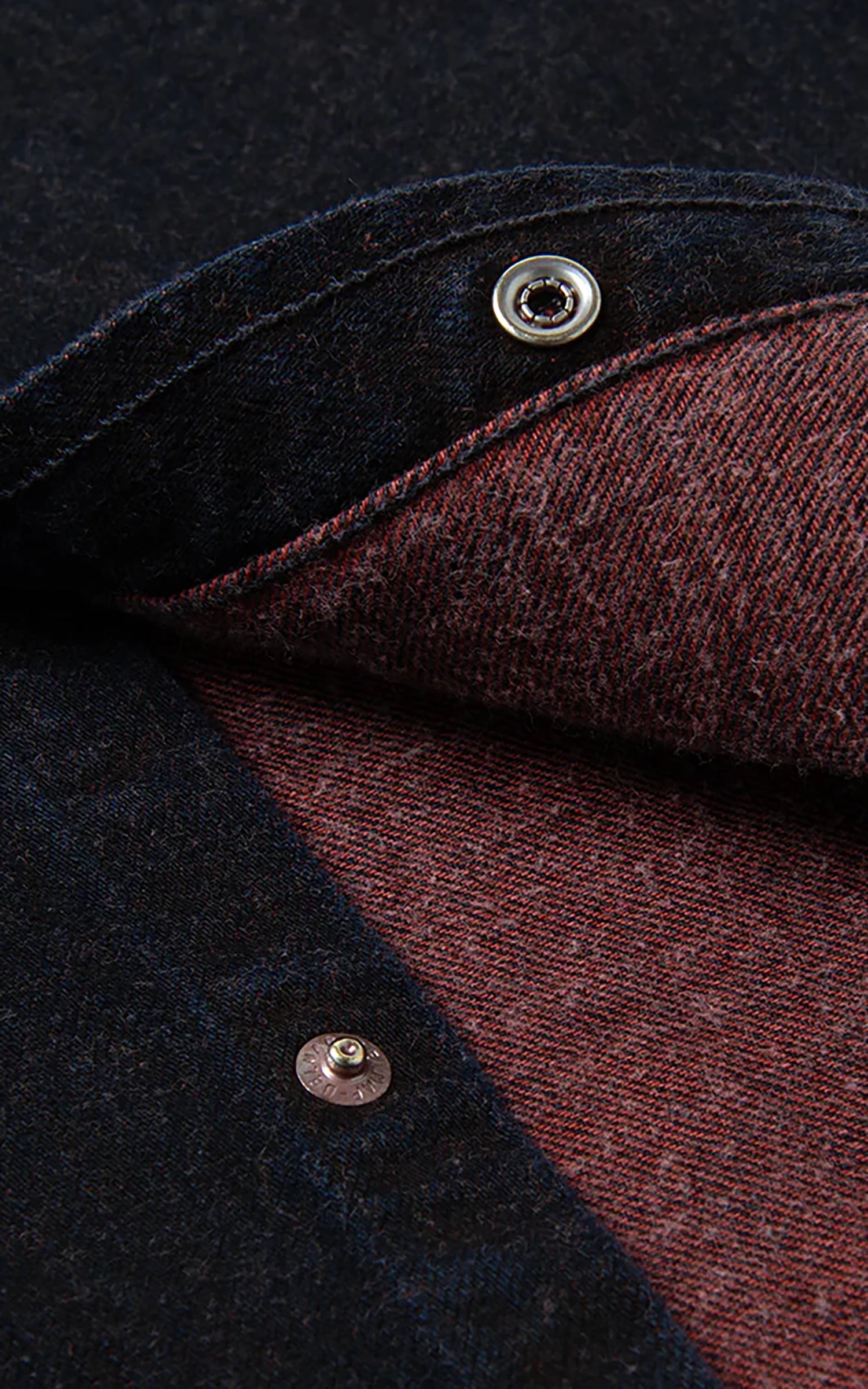 Studio D'Artisan D5727 Bengala-Dye Denim Western Shirt Red