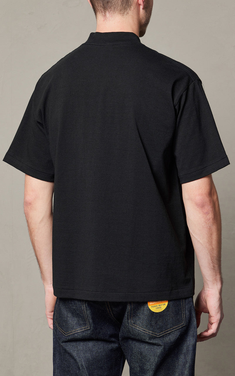 Denime Lot 264 Mock Neck T-Shirt Black