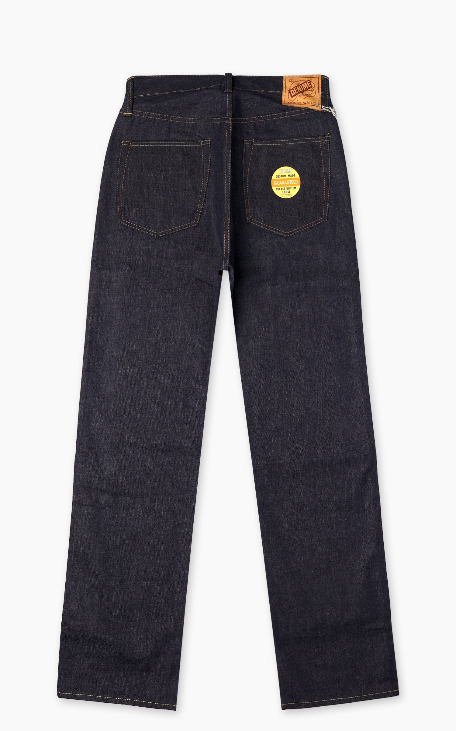 Denime Lot 220XX-S WWII Model Jeans Selvedge Unwashed Indigo 14.7oz