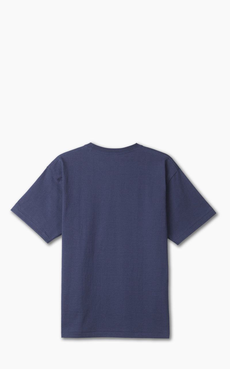 Denime Lot 263 Crew Neck Pocket T-Shirt Navy