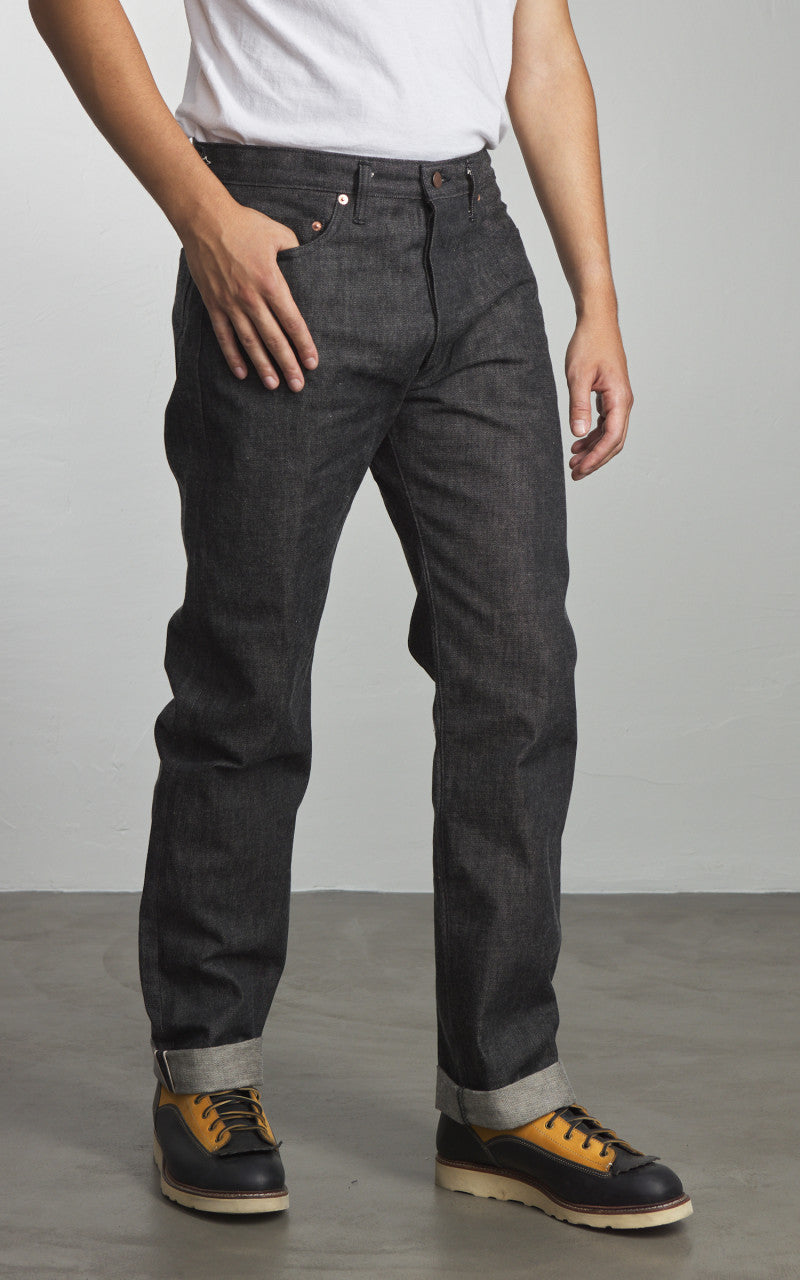 Denime Lot 224 66B Model Jeans Selvedge Black 14.5oz