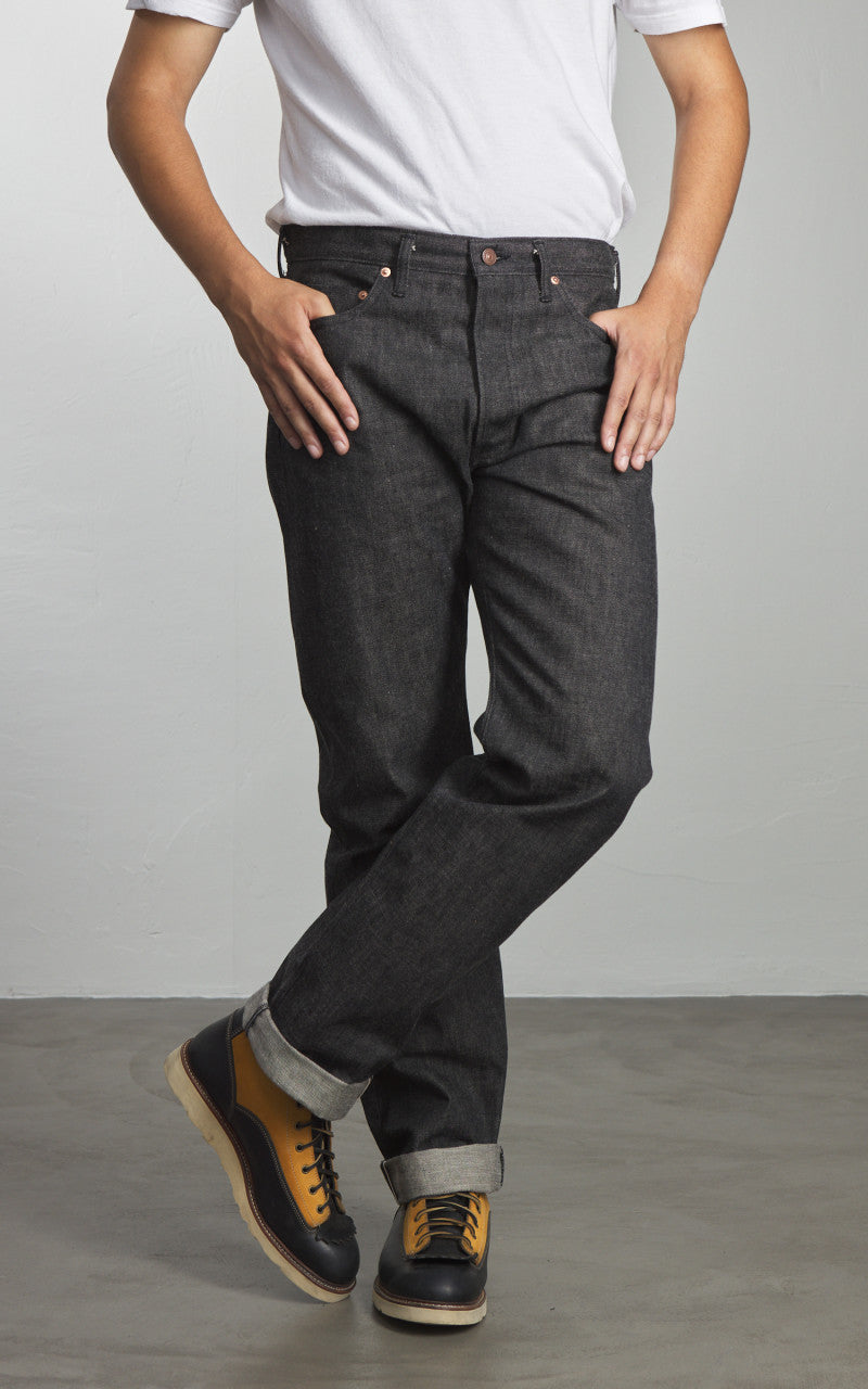 Denime Lot 224 66B Model Jeans Selvedge Black 14.5oz