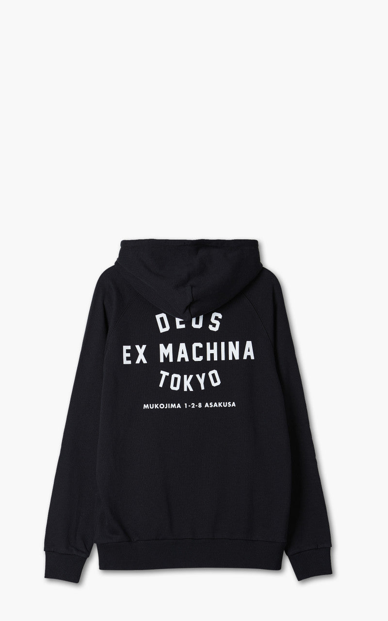 Deus Ex Machina Tokyo Address Hoodie Black