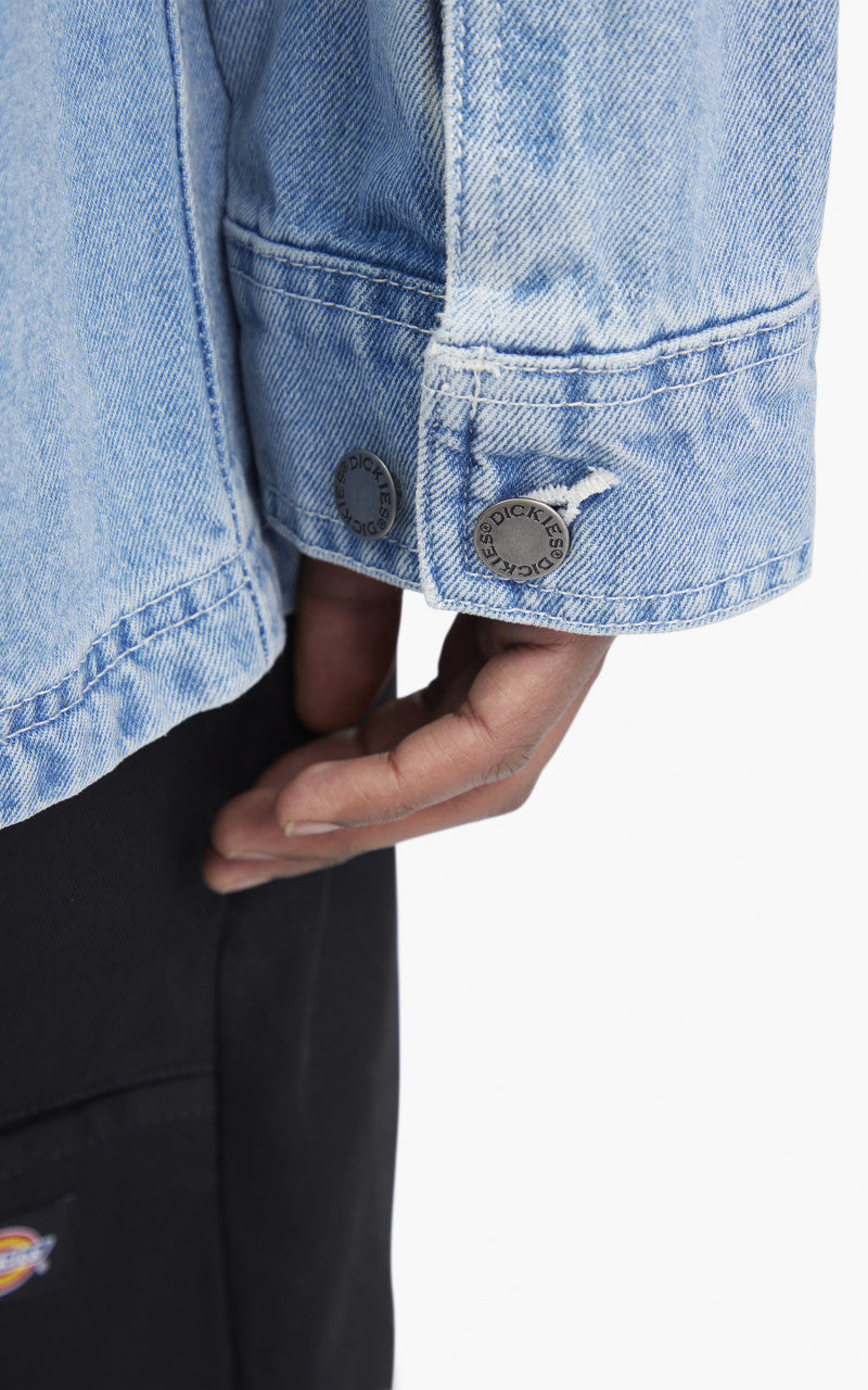 Dickies Denim Chore Coat Blue Light Wash