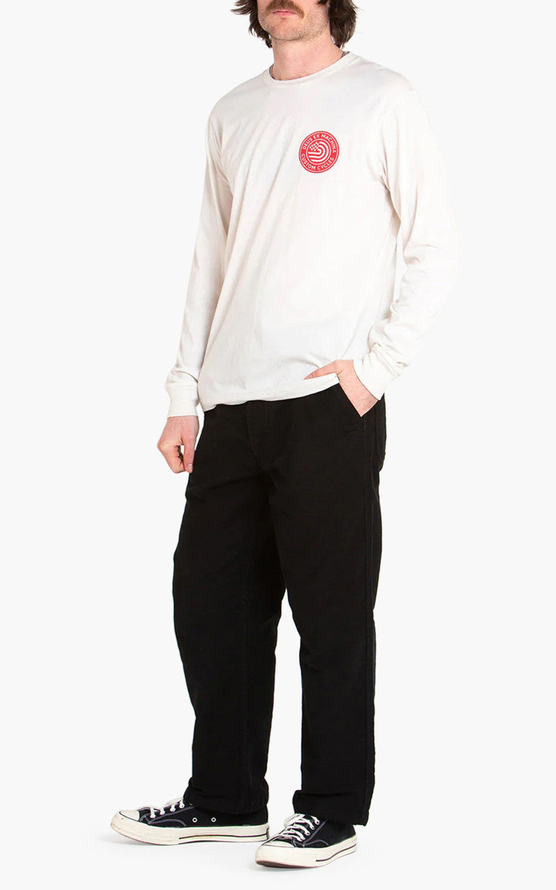 Deus Ex Machina Ingenue LS Tee Vintage White