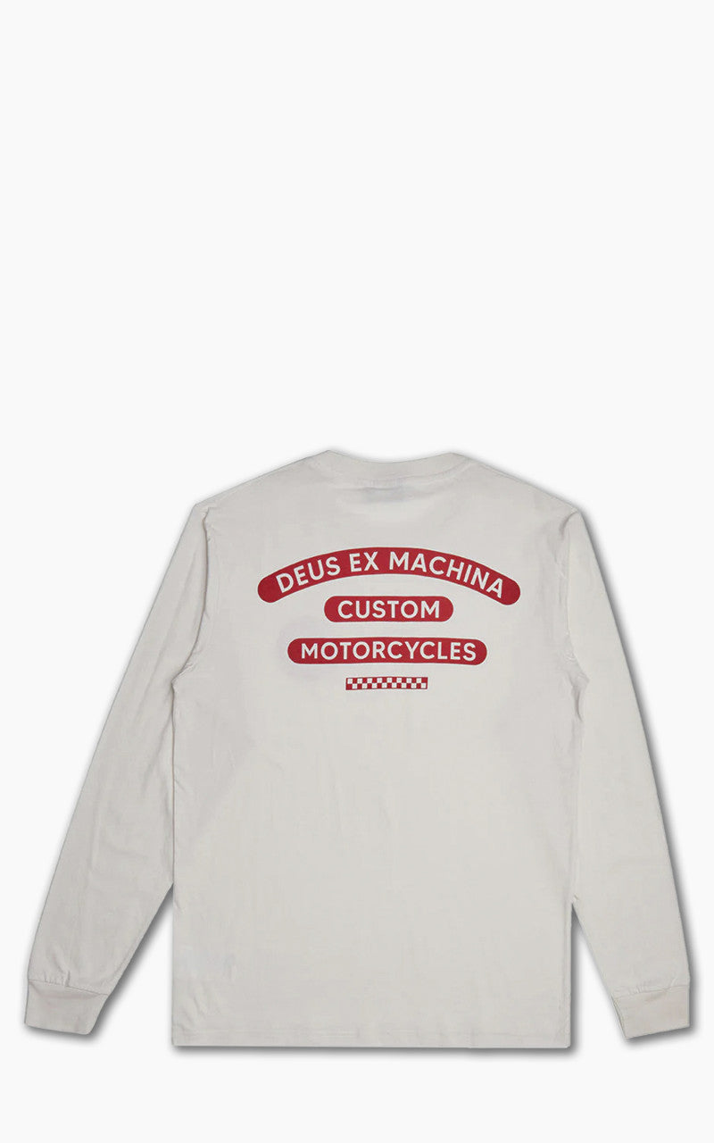 Deus Ex Machina Ingenue LS Tee Vintage White