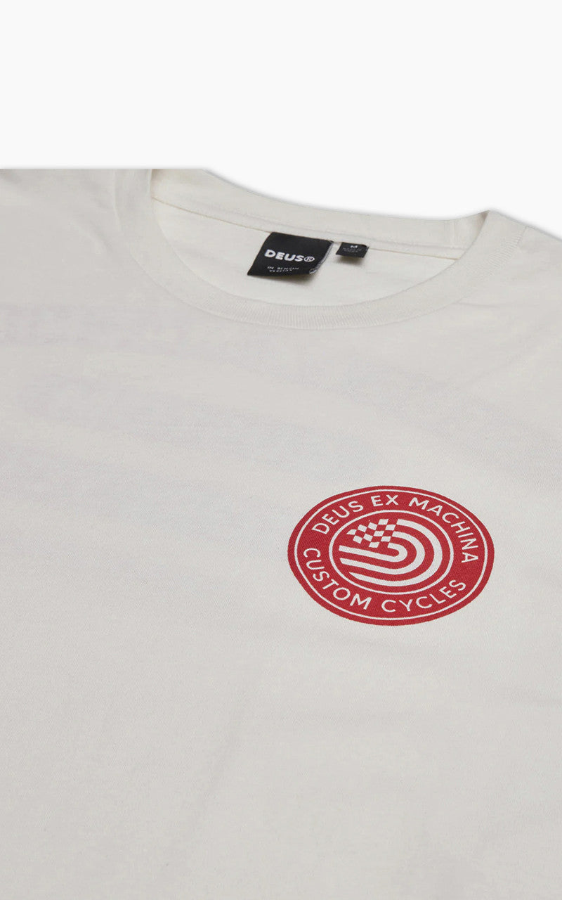 Deus Ex Machina Ingenue LS Tee Vintage White