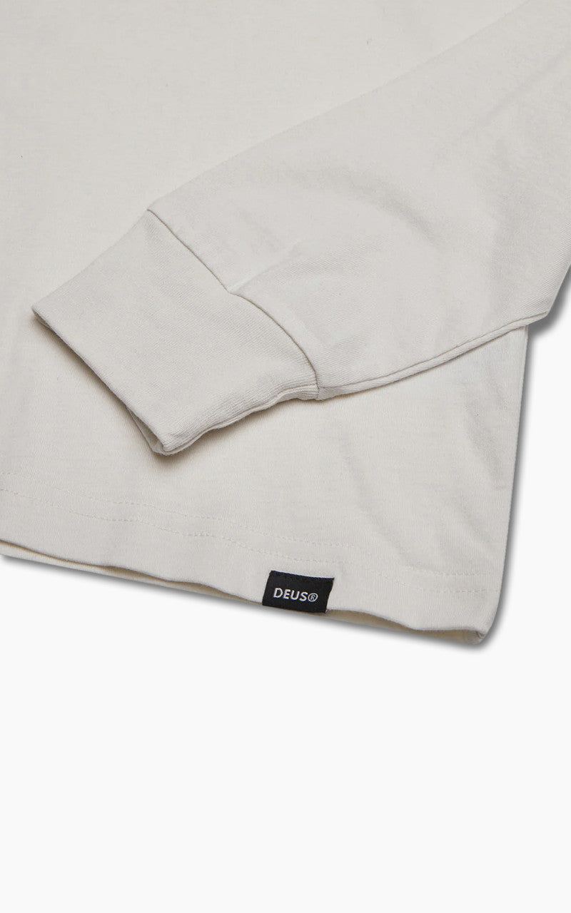 Deus Ex Machina Ingenue LS Tee Vintage White