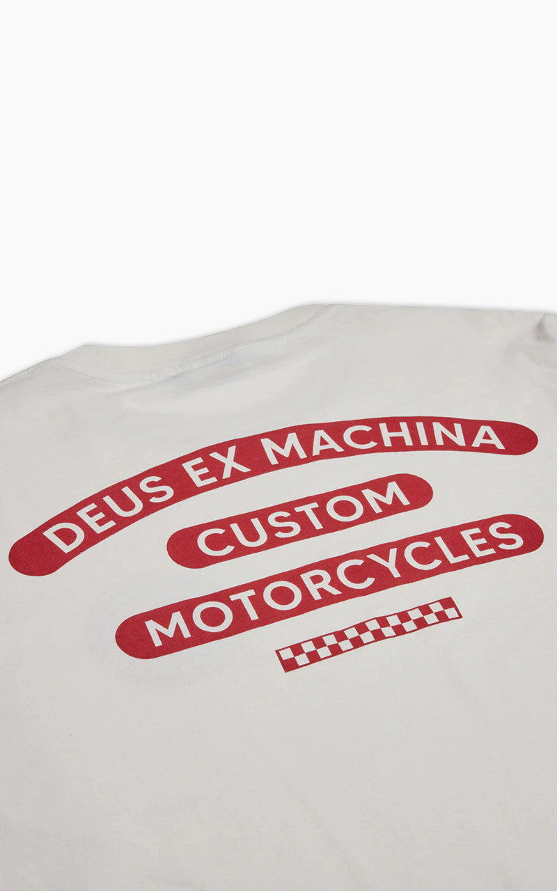 Deus Ex Machina Ingenue LS Tee Vintage White