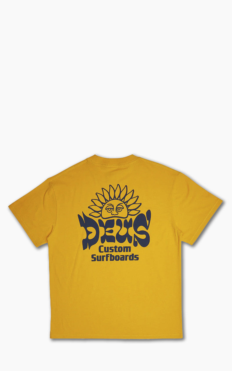 Deus Ex Machina Sleeping Sun Tee Golden Rod