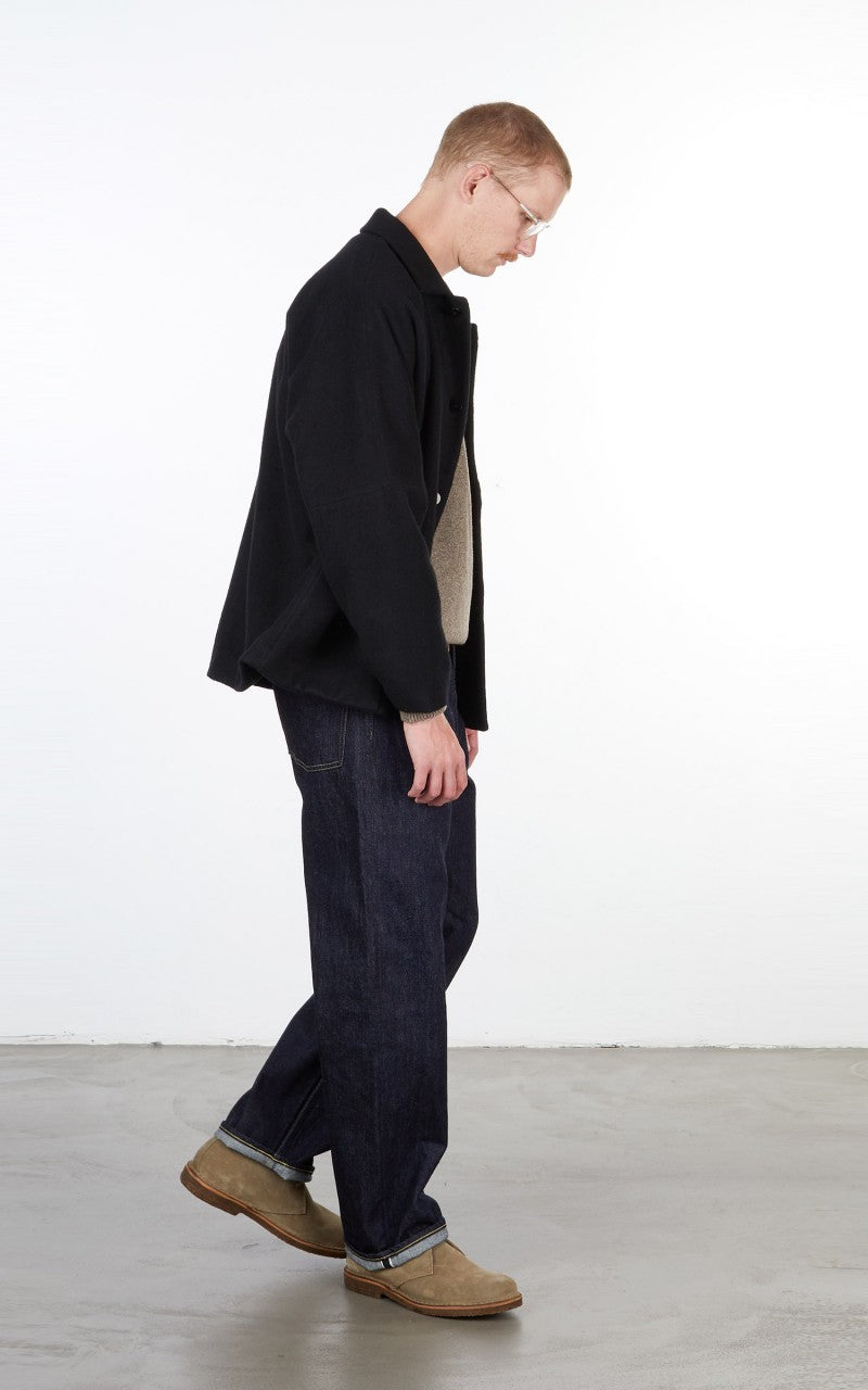 Still By Hand 5 Pocket Denim Pants Navy