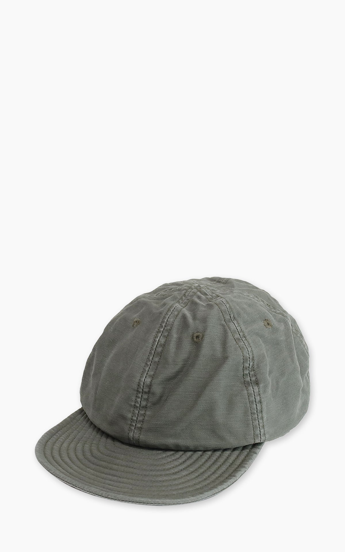 Decho Military 6-Panel Army Cap Back Satin Olive