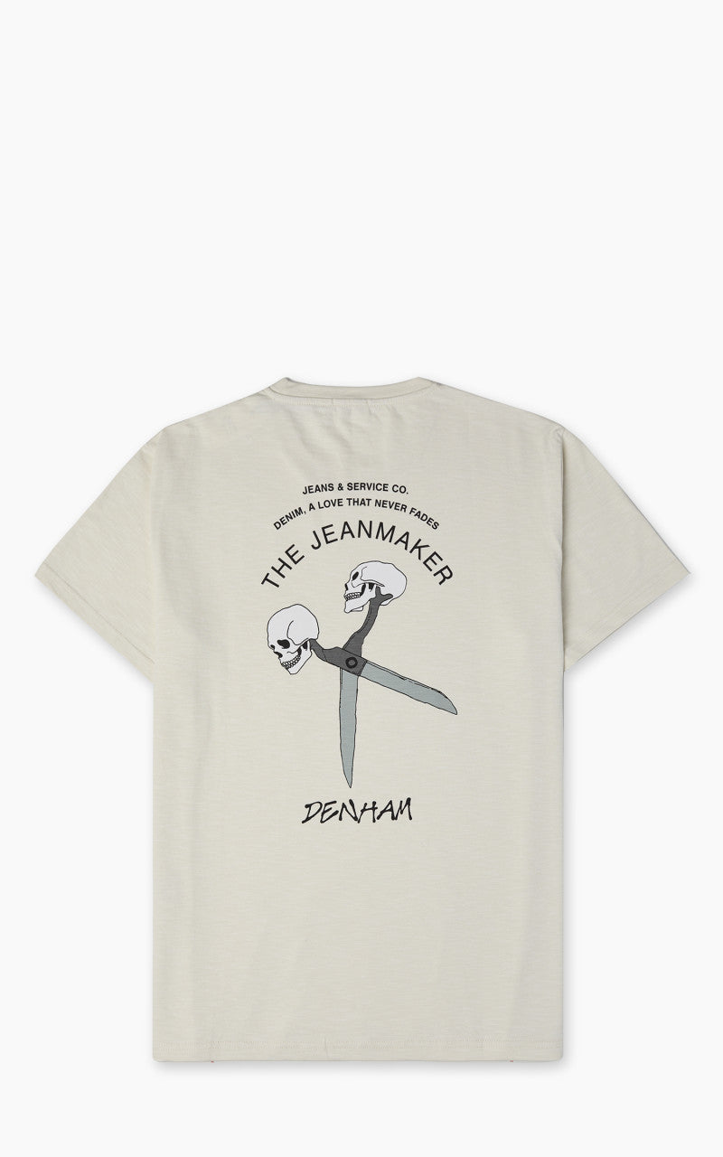 Denham Love Fades Tee Jersey Slub Natural