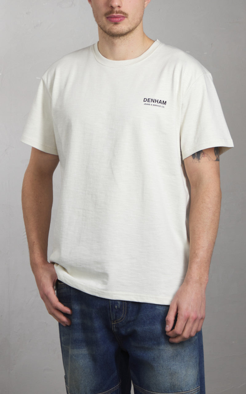 Denham Love Fades Tee Jersey Slub Natural
