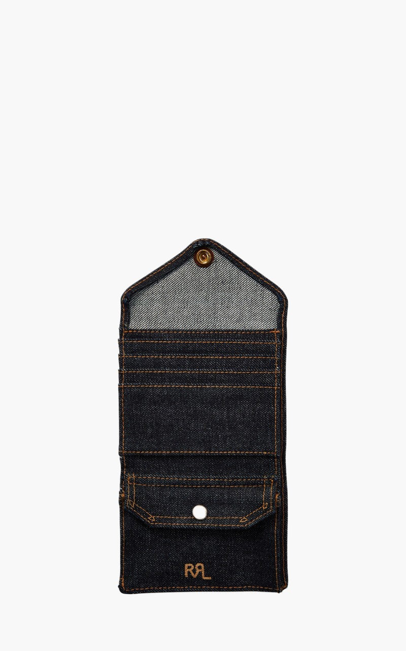 RRL Billfold Wallet Indigo Denim
