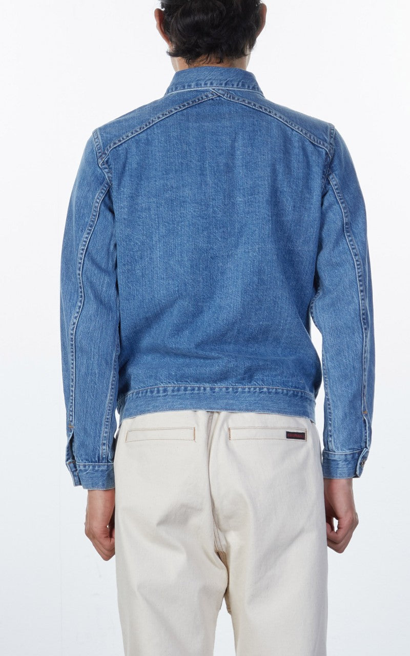 3sixteen Type 3S Denim Jacket Stonewashed Double Indigo Selvedge