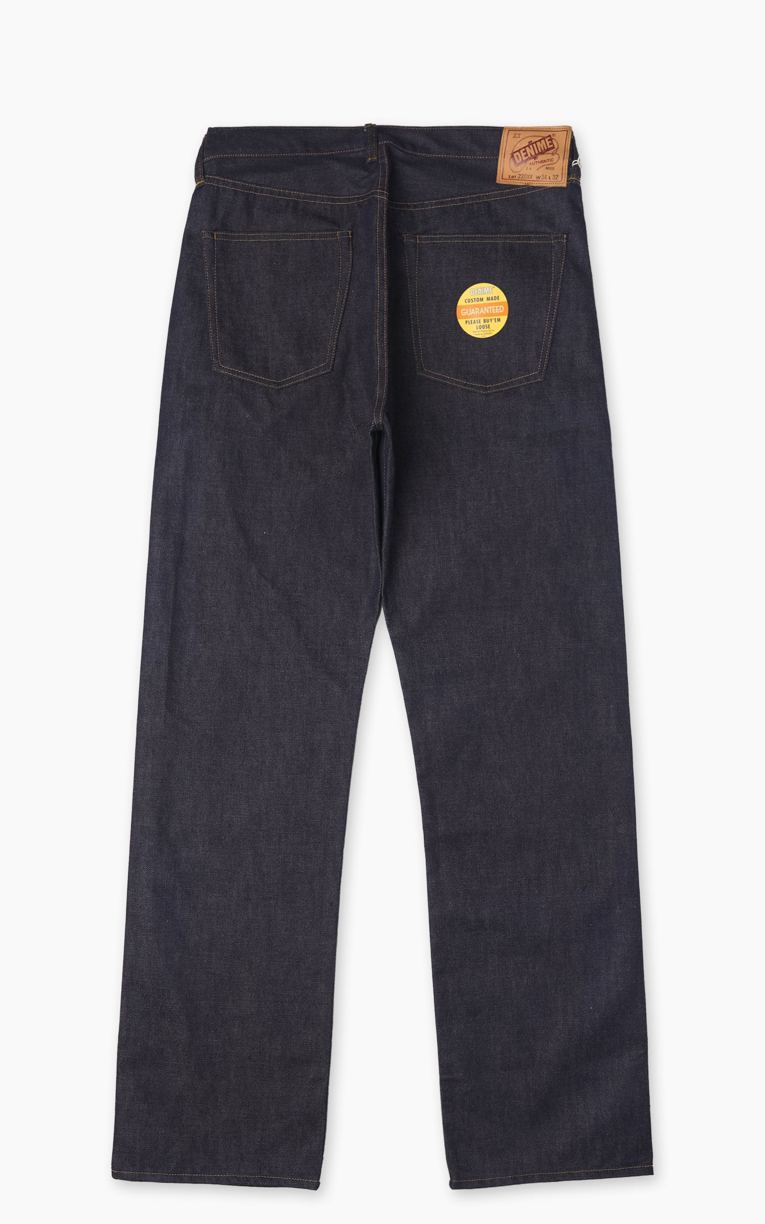 Denime Lot 220XX-54 1954 Model Jeans Selvedge Unwashed Indigo 14.5oz