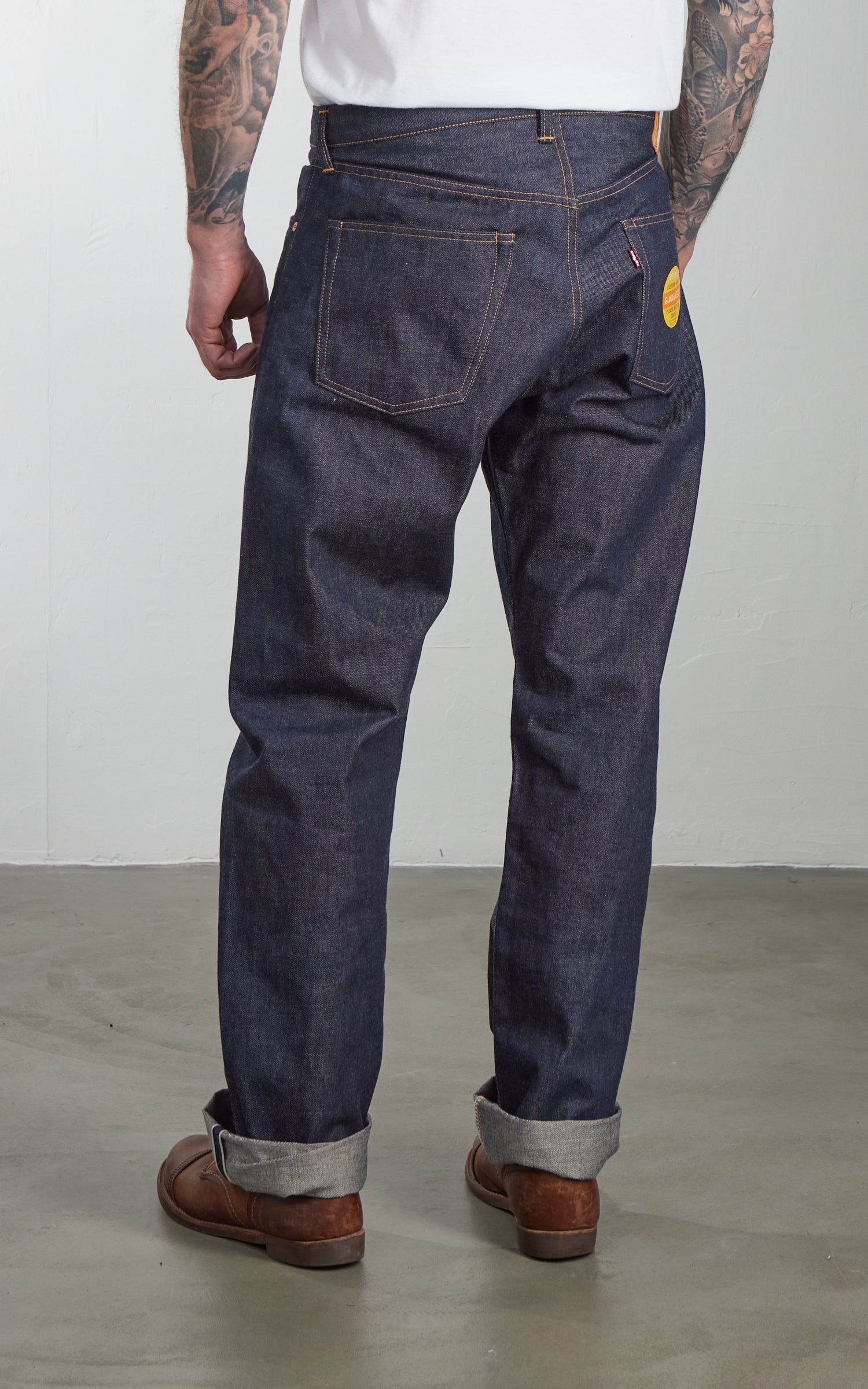 Denime Lot 220XX-54 1954 Model Jeans Selvedge Unwashed Indigo 14.5oz