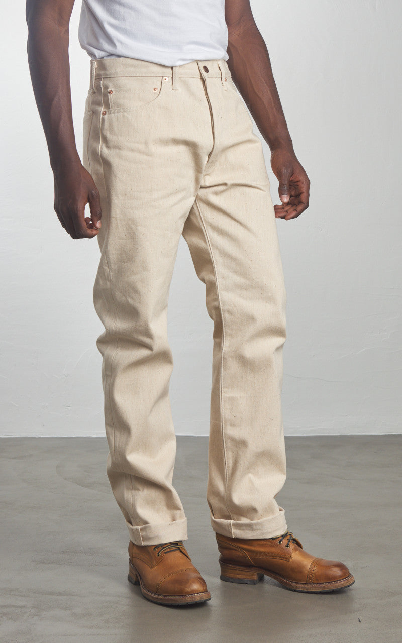 Denime Lot 224 66 Model Jeans Mother Cotton Kinari Natural