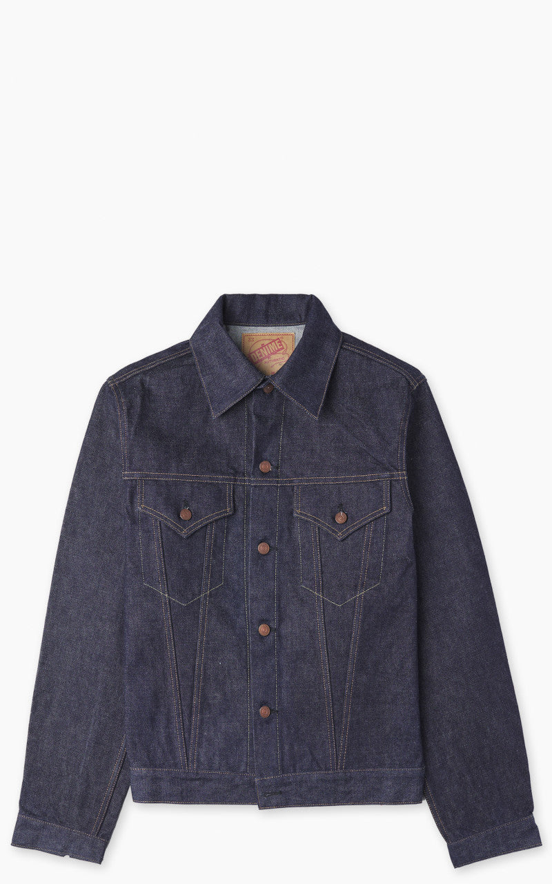 Denime Lot 233 Type III Denim Jacket Selvedge Unwashed Indigo