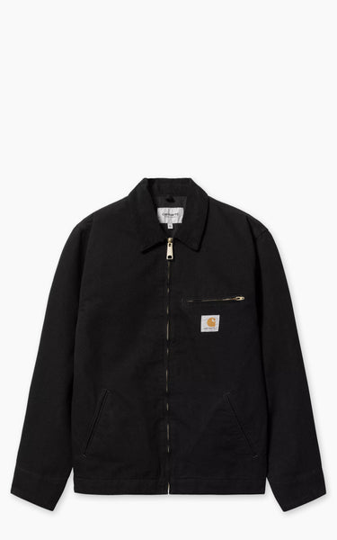 【関税&送料込】Carhartt Wip Black Dearborn Canvas Waistcoat Carhartt WIP Detroit Jacket Dearborn Canvas Rinsed Black/Black