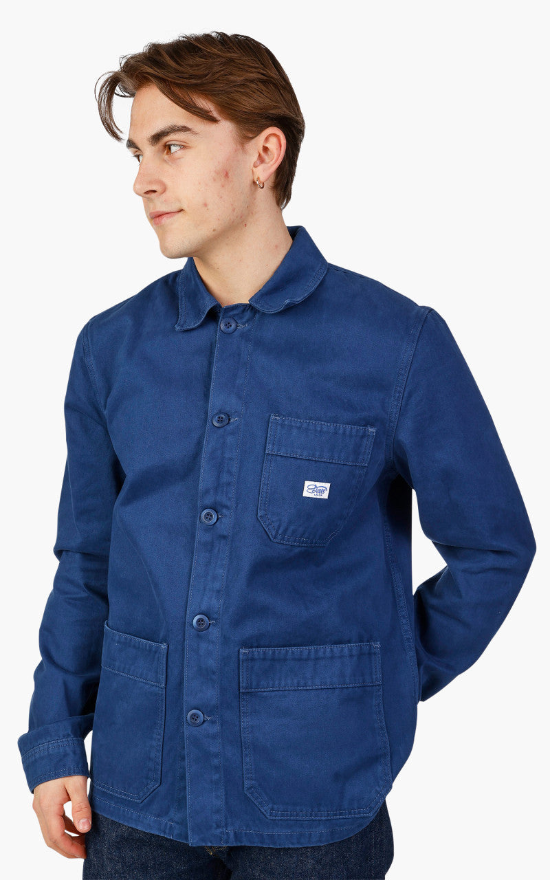 Deus Ex Machina Hank Work Chore Jacket Ensign Blue