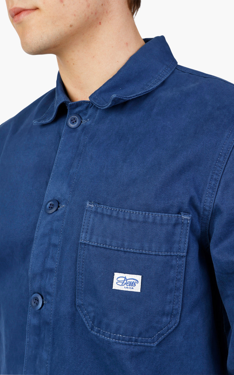 Deus Ex Machina Hank Work Chore Jacket Ensign Blue