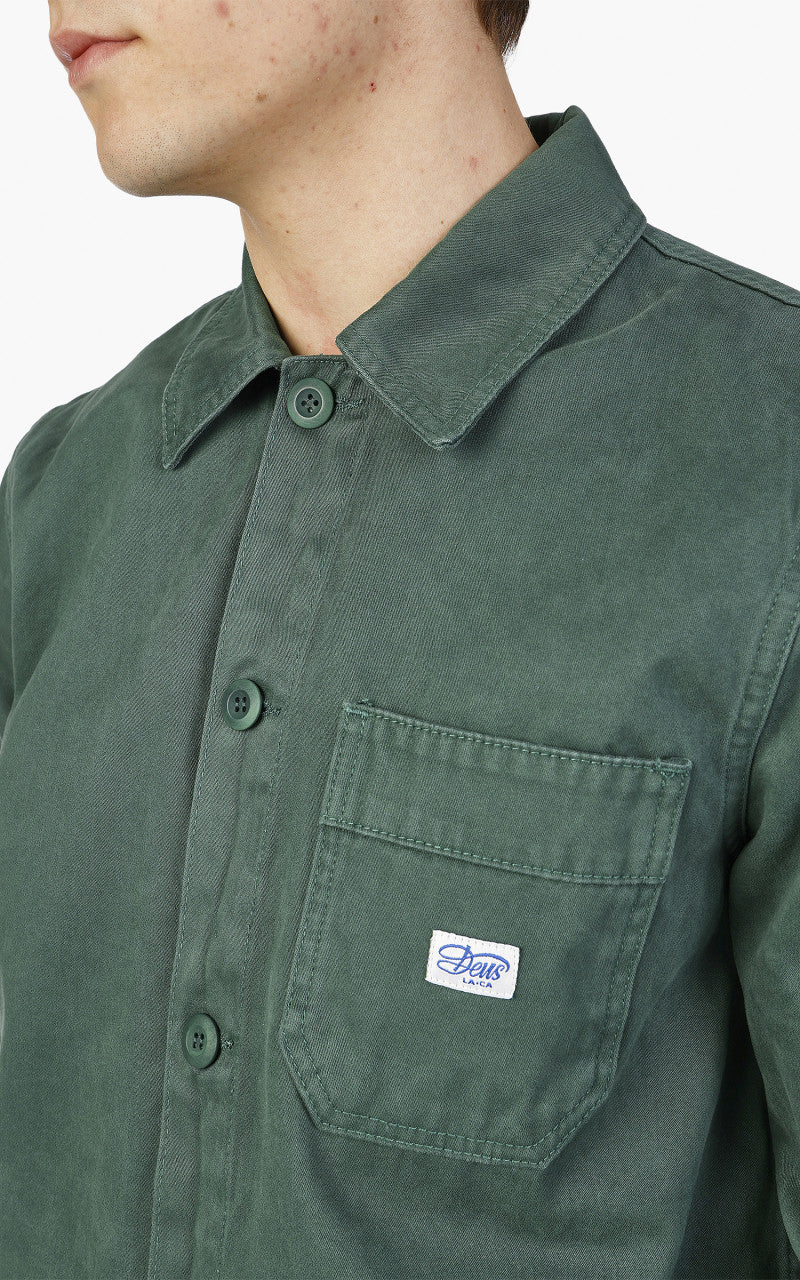 Deus Ex Machina Hank Work Chore Jacket Work Green